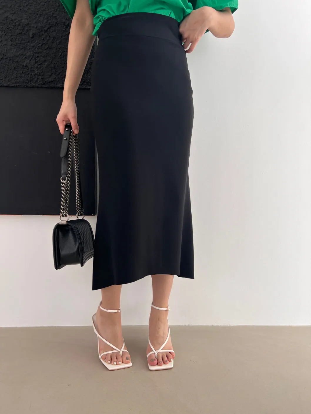 Whole Elastic Span Long Mermaid Skirt
