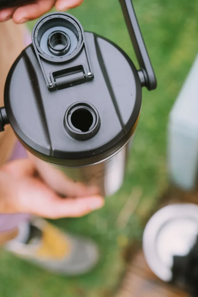 Wild Roots Big Jugs vacuum insulated flask with Handles 1.8L