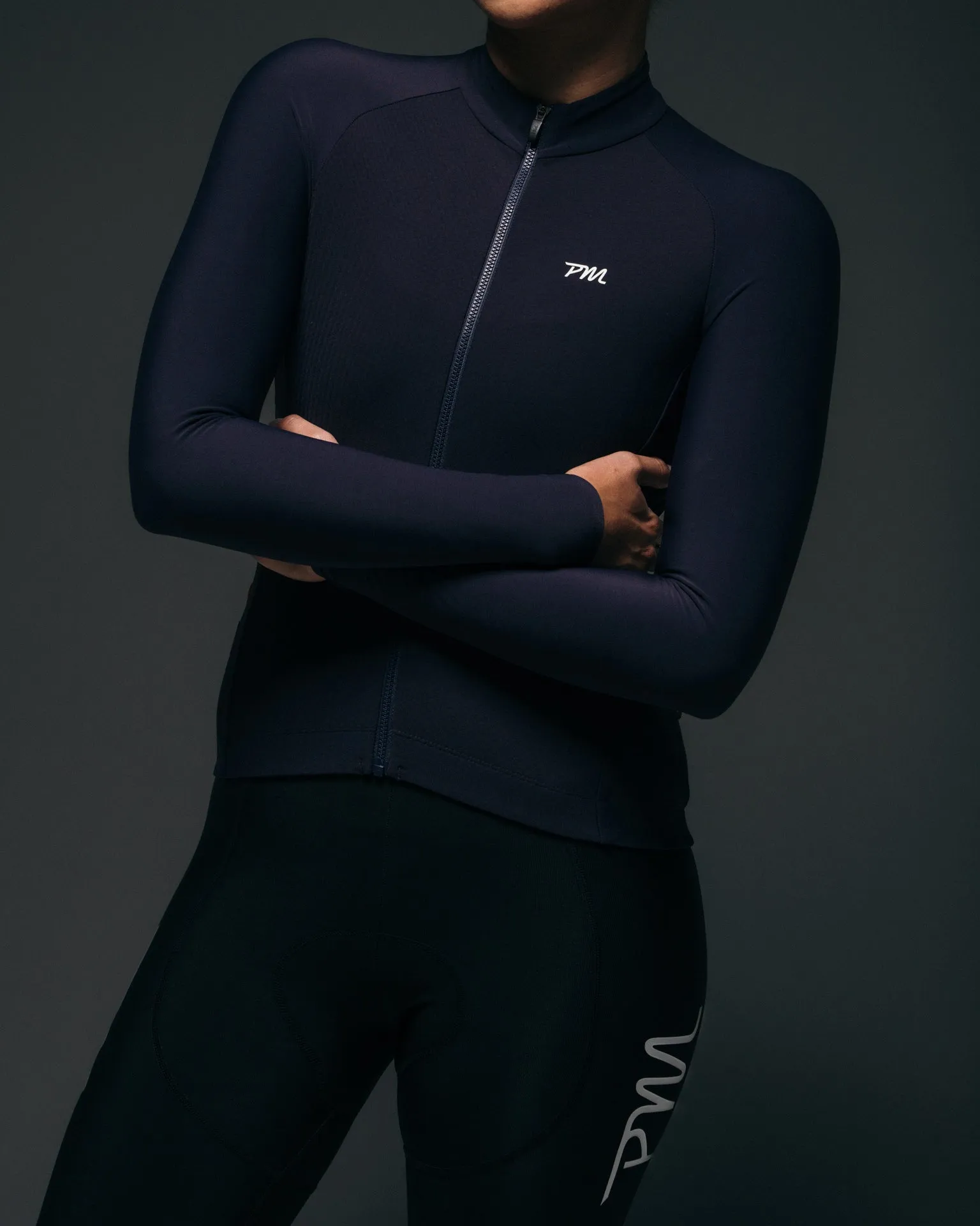 Women's Pro Midweight Thermal Jersey - PM Indigo