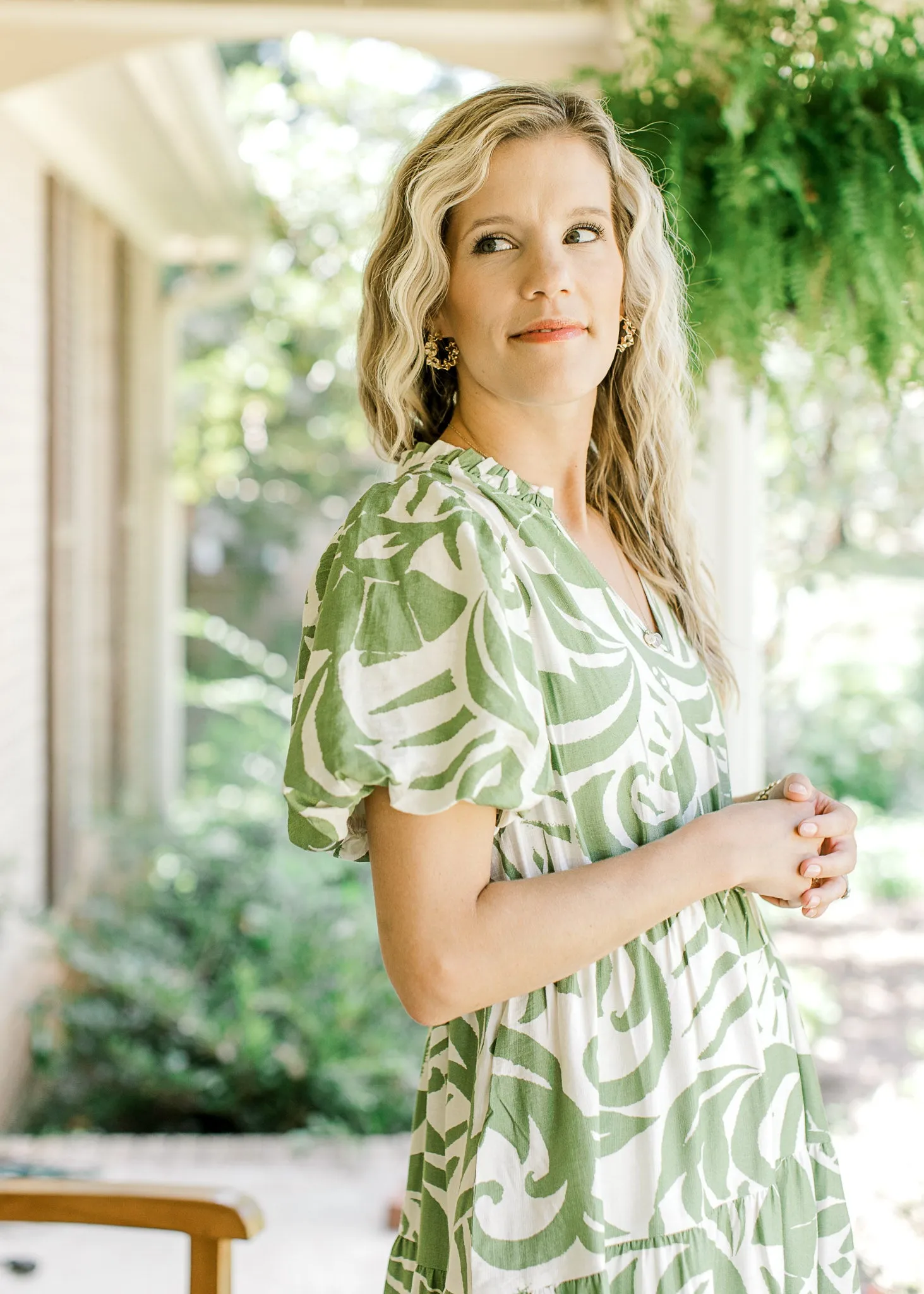 XZ Palm Leaf Dress