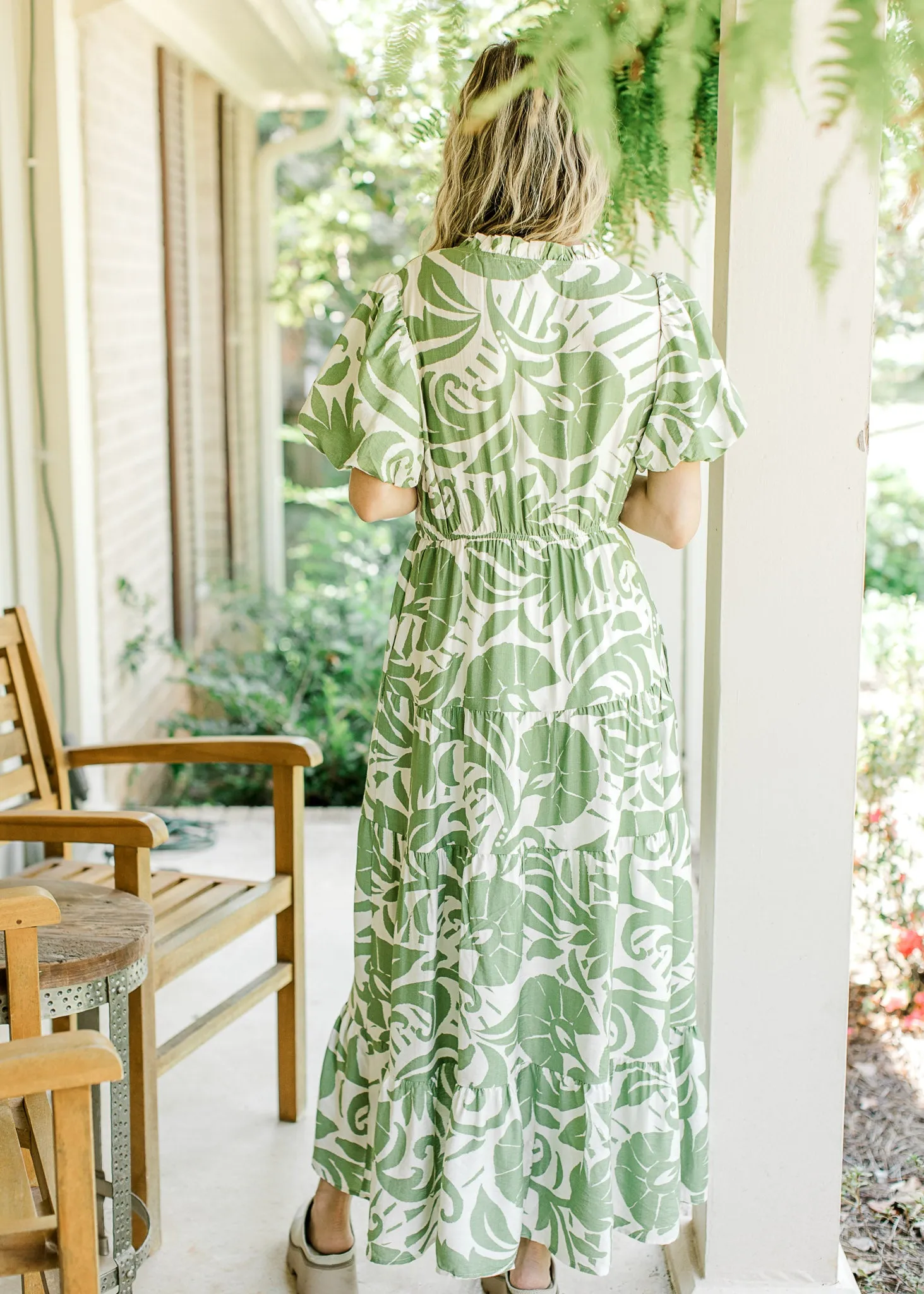 XZ Palm Leaf Dress