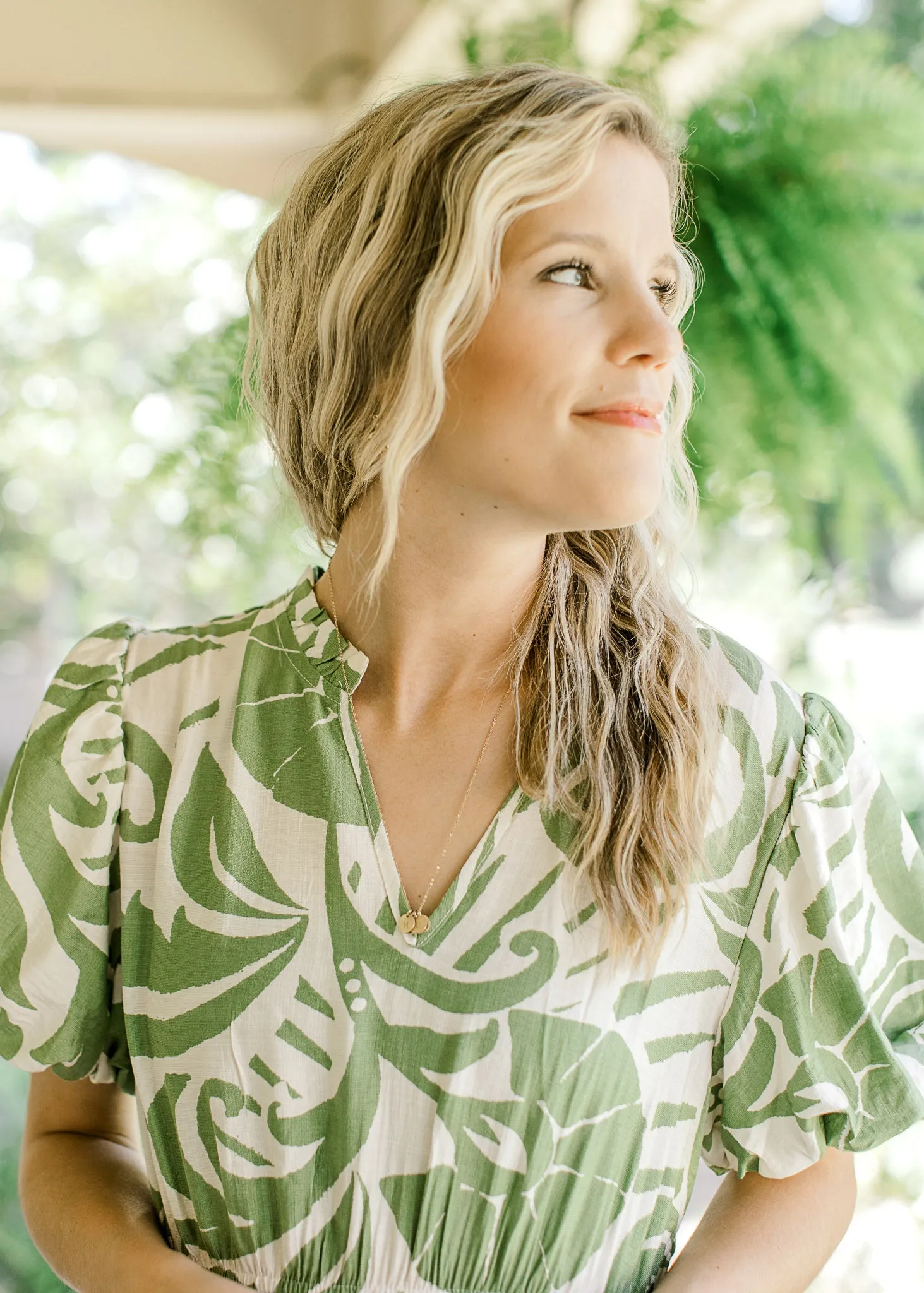 XZ Palm Leaf Dress