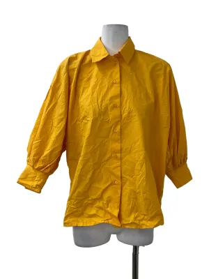 Yellow Button Polo Shirt