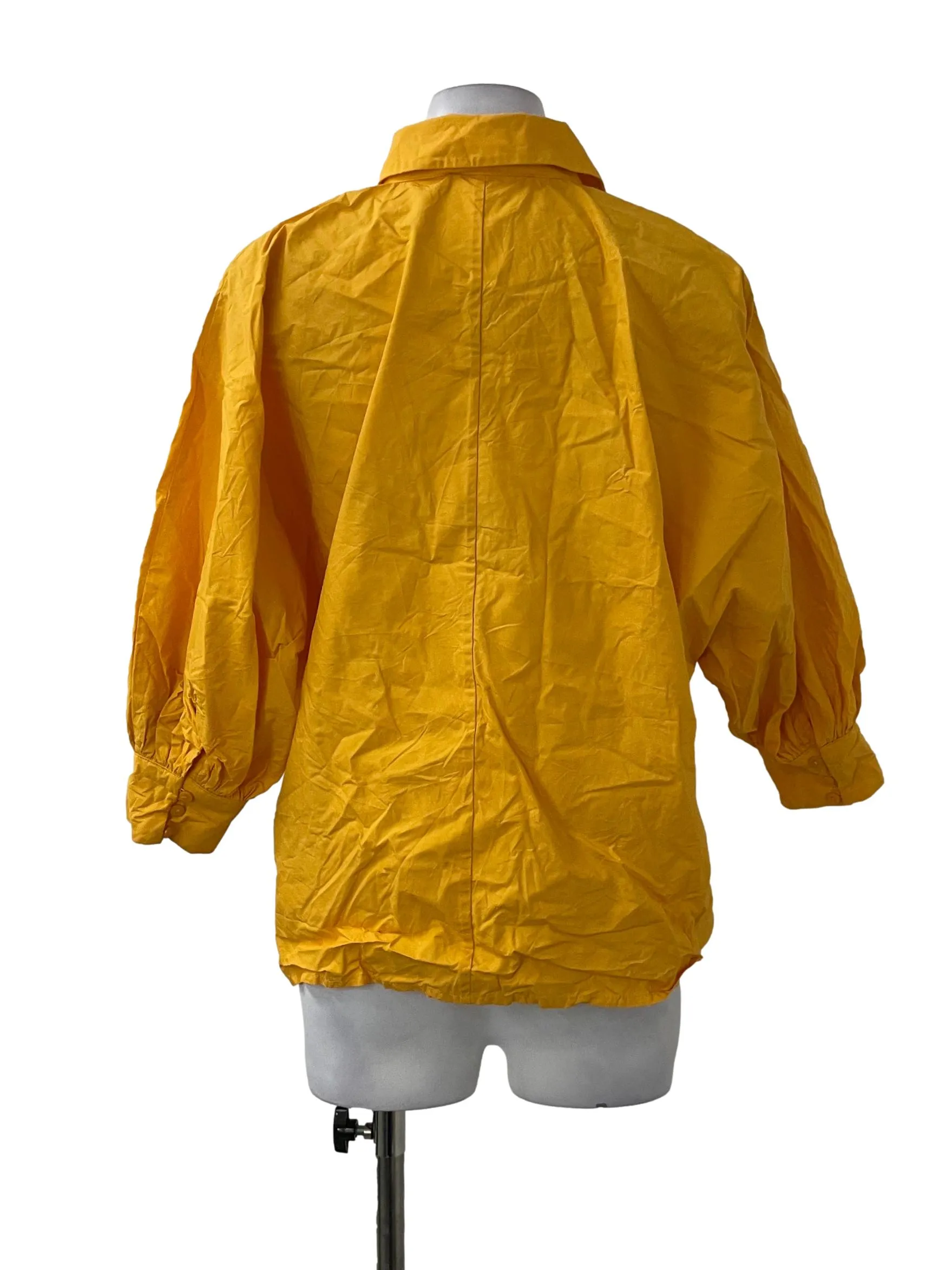 Yellow Button Polo Shirt