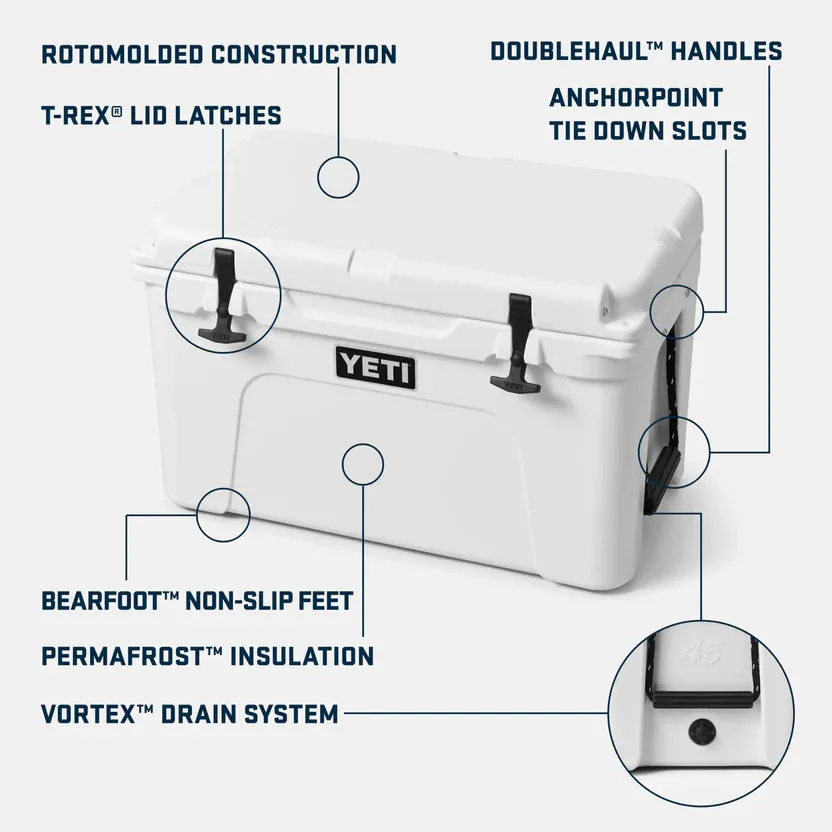 YETI Tundra 45 Heavy Duty Cooler Box - Charcoal