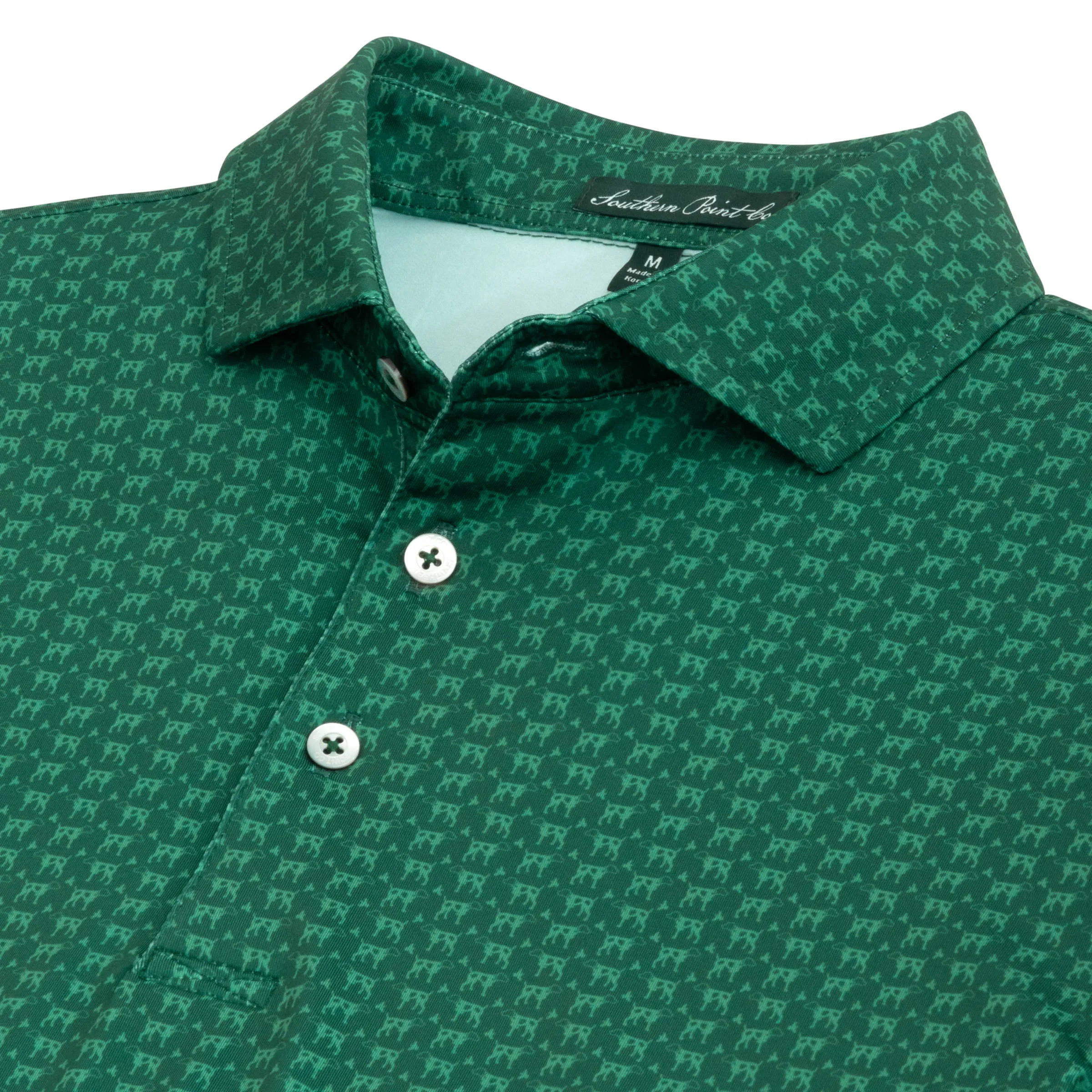 Youth  Heritage Polo-Greyton Print