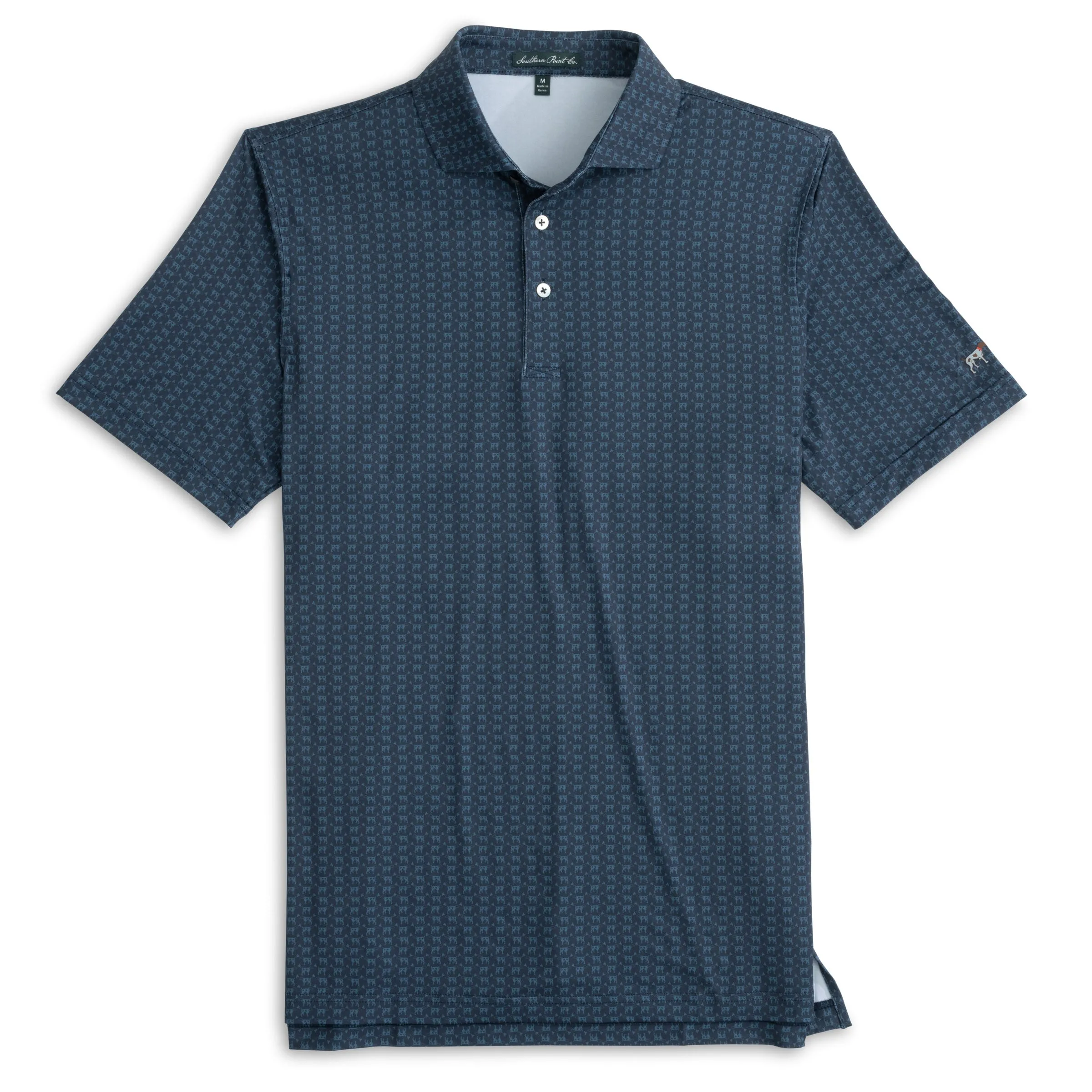 Youth  Heritage Polo-Greyton Print