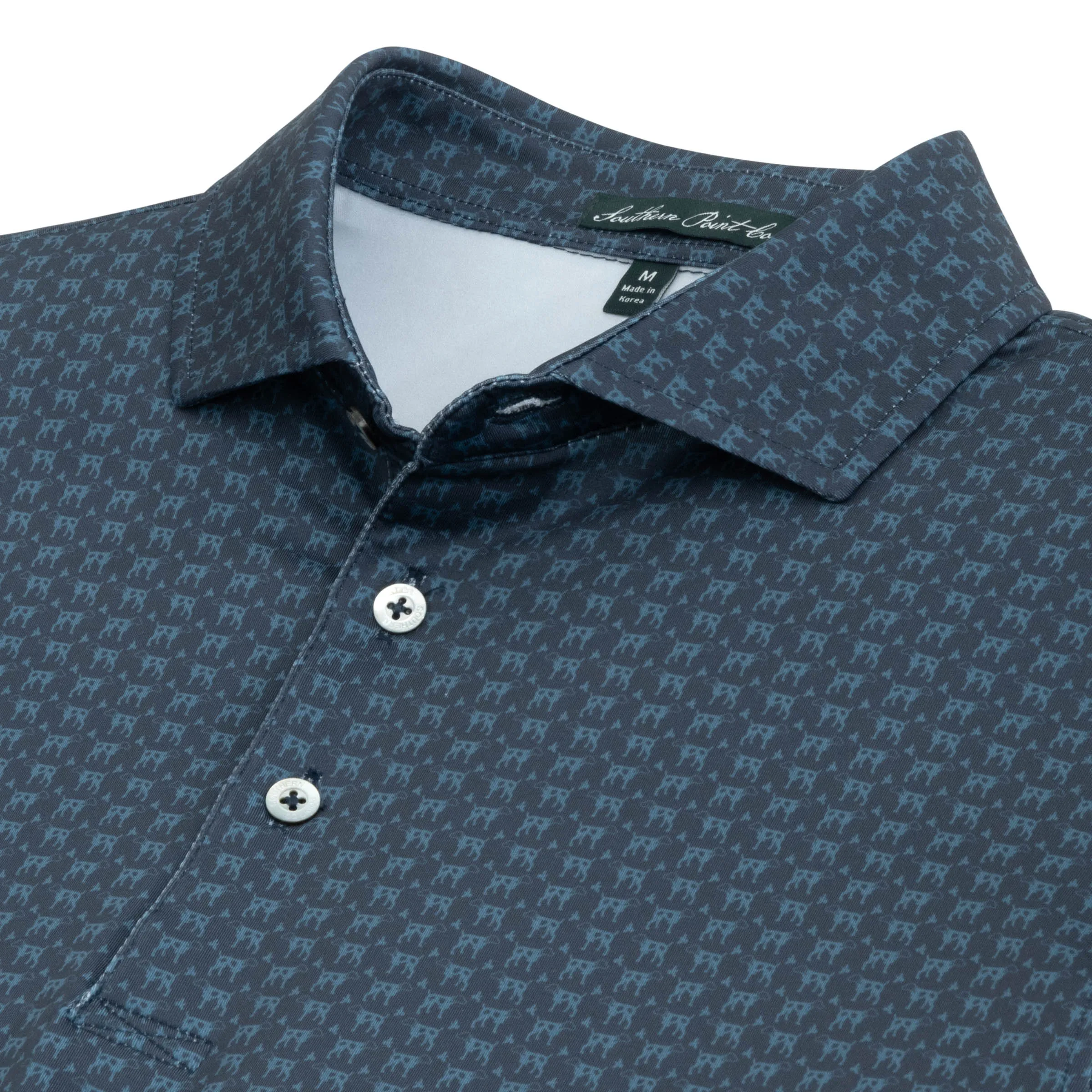 Youth  Heritage Polo-Greyton Print
