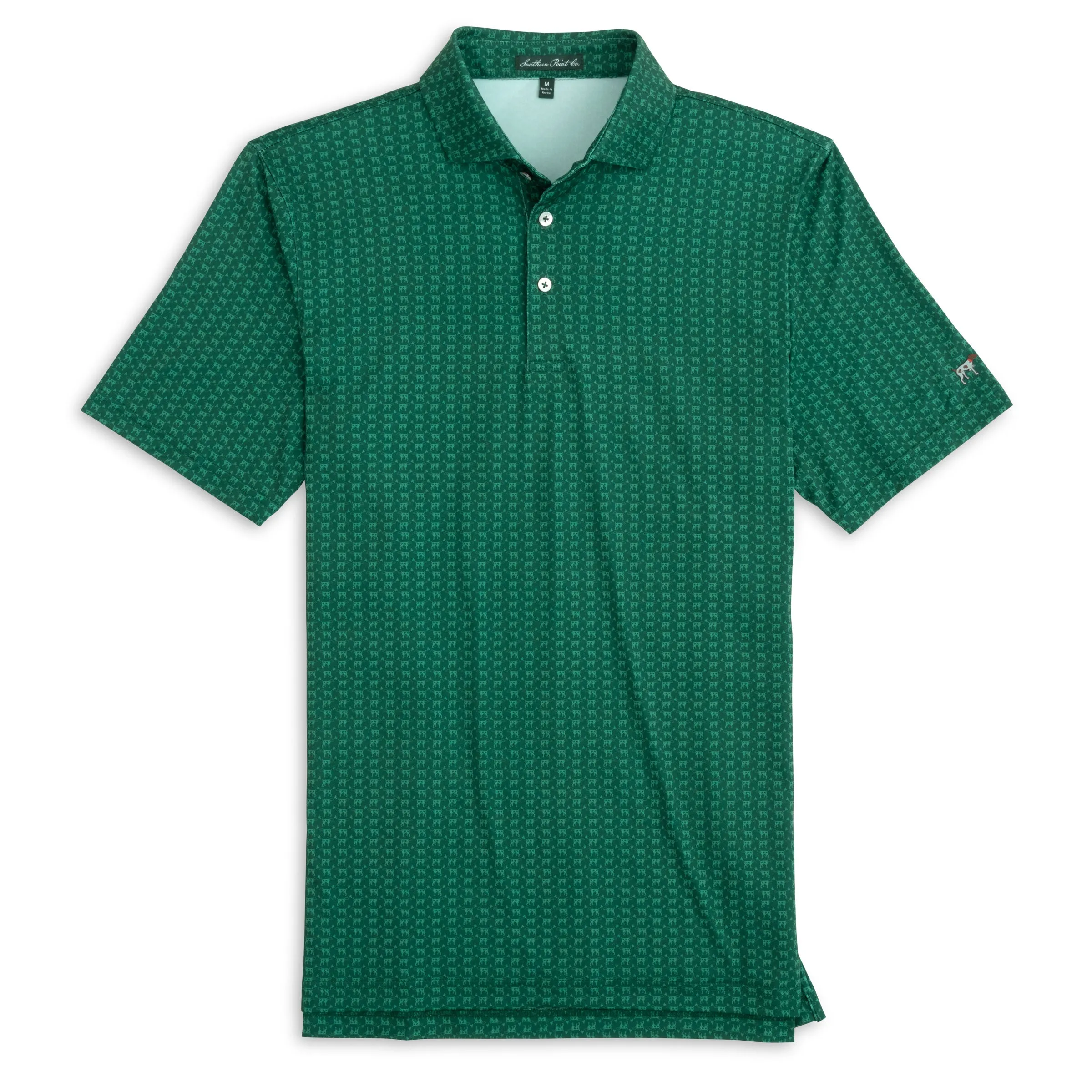 Youth  Heritage Polo-Greyton Print