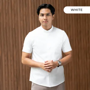 Zeon Collarless Shirt Short Sleeve