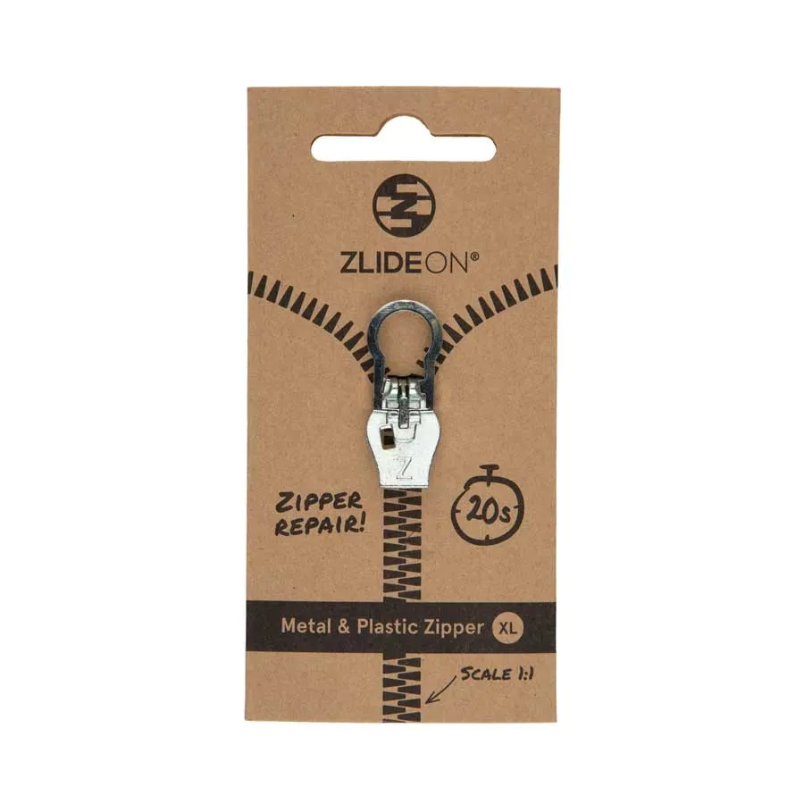 ZlideOn Metal & Plastic Repair Zipper - XL